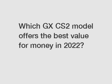 Which GX CS2 model offers the best value for money in 2022?